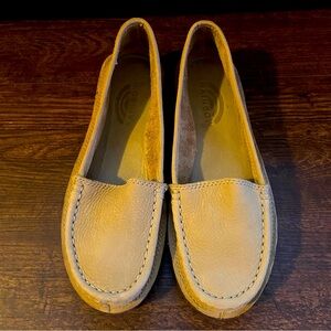 Rainbow leather loafers in Sierra Brown
